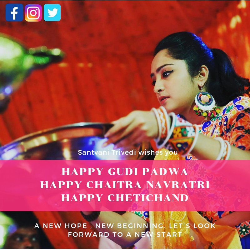 New is the year, new are the hopes,
New is the resolution, and new are the spirits.
Have a promising and fulfilling New Year.
Here’s wishing you a fabulous Hindu New Year ❤
#HappyNewYear 
#HappyChaitraNavratri 
#happychetichand 
#HappyGudiPadwa