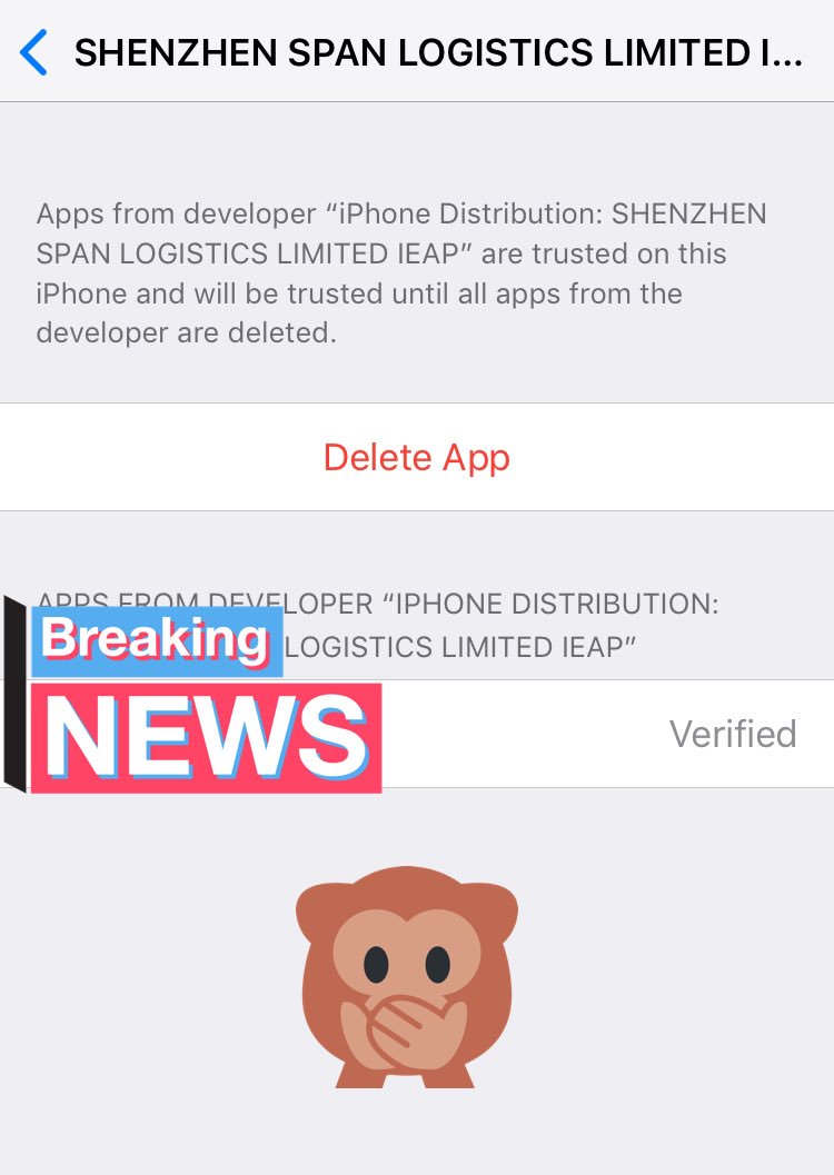 APP CERT DOWN tweet media