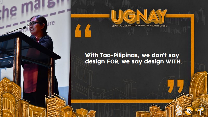 uapsaust's tweet photo. #UAPSANow :
Inspirational quotes from our third and last guest speaker,
AR. ARLENE LUSTERIO
Retweet and like this tweet for live updates π Stay tuned!
#UGNAY2019
#IgnitingAbilities
#SeeYOUapsa https://t.co/Gu8ryPYHYv