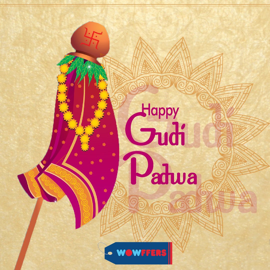 wowffers1's tweet photo. May the joyous occasion of Gudi Padwa bless you with success,prosperity and happiness. 

HAPPY GUDI PADWA!

#wowffers #gudipadwa #maharashtrian #gudipadwasale #gudipadwaspecial #rangoli #gudhipadwa #shobhayatra #maharashtrianjewellery #gudipadwaphotos #hindunewyear https://t.co/oQAmIqOuZn