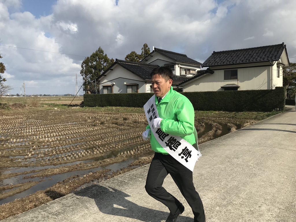 jun_fujishima's tweet photo. 選挙戦最終日、髙橋じゅん52歳は走り抜きます！ #鶴岡市 #山形県議選 https://t.co/TvDZBnGbBT