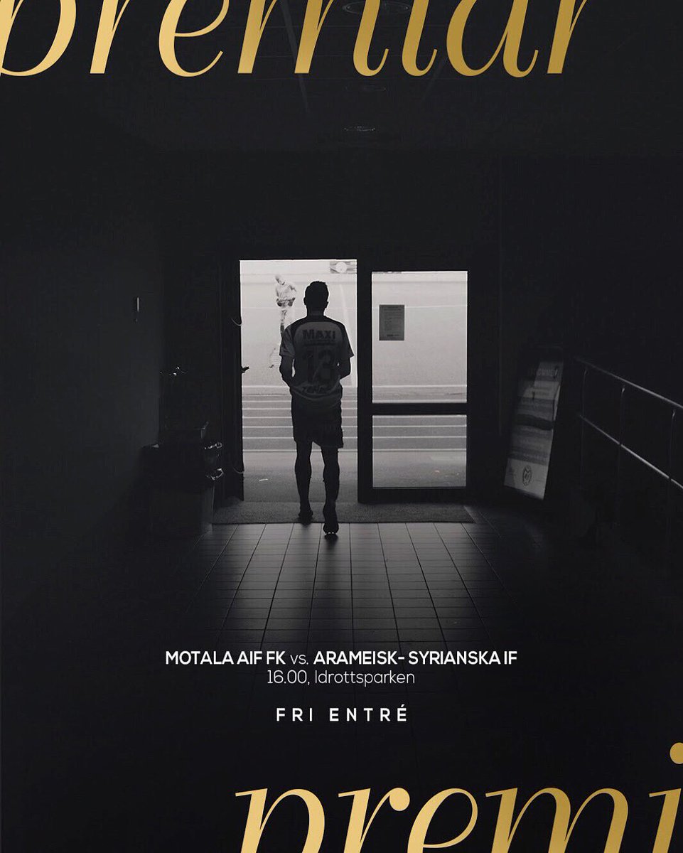 SERIEPREMIÄR! Klockan 16.00 idag sparkar vi äntligen igång säsongen 2019, Fri entré! Vi ses på Idrottsparken! #tillsammans