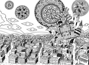 街並みイラスト