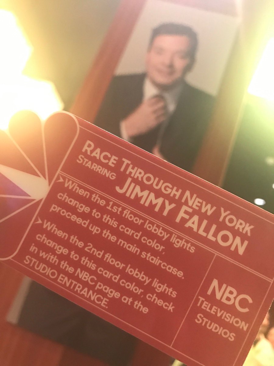kristibeann's tweet photo. happy TWO YEAR anniversary of Race Through New York, @jimmyfallon!! it was a day i will [never] forget. i can’t wait to go back, fly to the moon with you &amp; smell that pizza again ♥️🍕 #fallonride #FallonTonight https://t.co/hY8bLyahTl