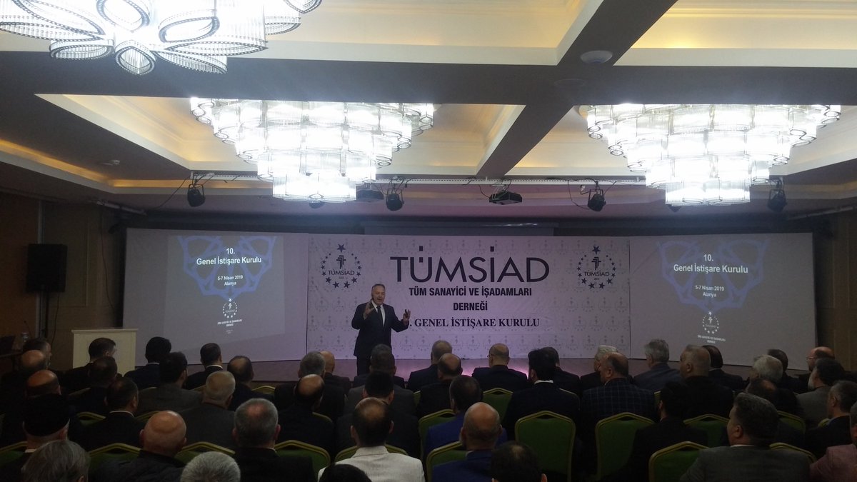 Genel Sekreterimiz <a href="/osmankurtkan/">Mehmet Osman Kurtkan Kapıcıoğlu (Dr.)</a> Yeni TÜMSİAD Yapılanması, 2018 Yılı makroekonomik göstergeleri ve 2019 Yılı faaliyetlerini içeren sunumu yapıyor. 

#TumsiadGenelİstisareKurulu