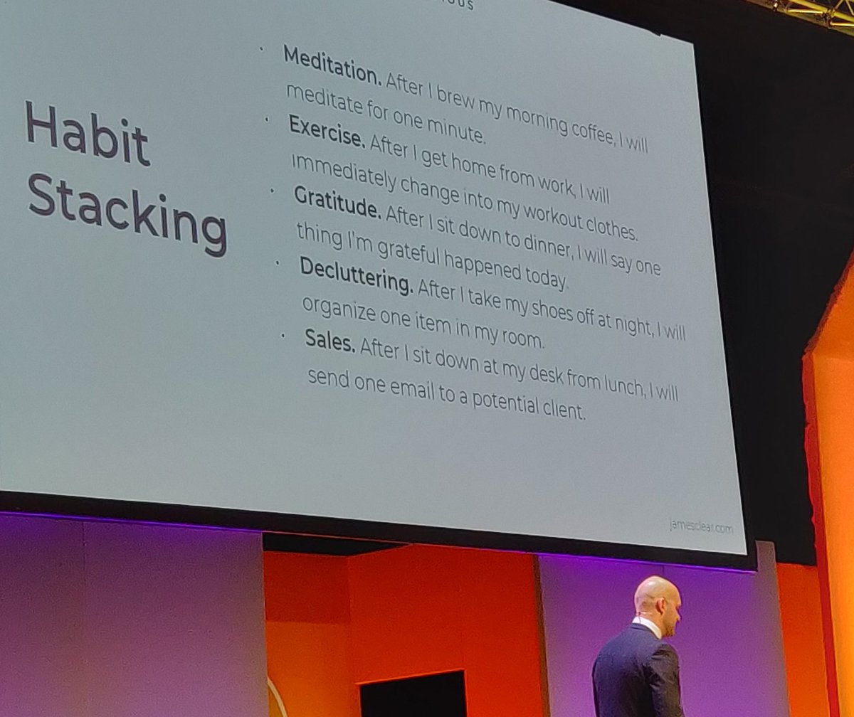 Turned on the shower this morning THEN did 5 burpees. Thank you <a href="/JamesClear/">James Clear</a> #BEFA2019