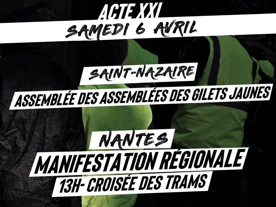20190406 Actexxi Acte21 Giletsjaunes Nantes