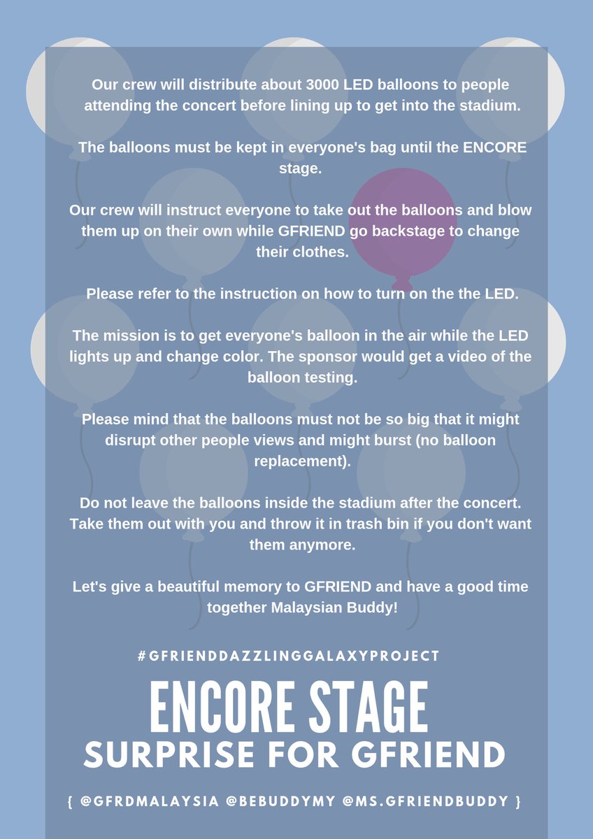 GFRDMalaysia's tweet photo. So happy to announce that weβre hitting donation target, and guess what?
WE HAVE ONE GREEN ZONE TICKET for a lucky Buddy!
Please refer to the pics for the details and instructions on our project! See you guys soon π
#TimeForGFRIENDinMY #GO_GO_GFRIEND #GFRIENDinKL #GFRIENDinMY https://t.co/V9T9C7BhkG