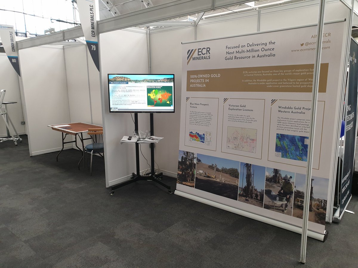 ecrminerals's tweet photo. #ECR #Gold #Australia @masterinvestor
The ECR team are here bright and early at the master investor show at stand 79. Come along and speak to Craig Brown and David Tang.
#Windidda #Creswick #Baillieston #Moormbool #Timor #Avoca https://t.co/BloEZH2siZ