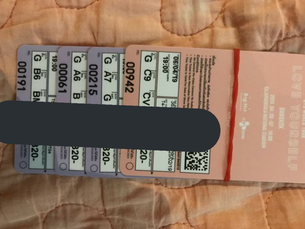Yangdoipnida1's tweet photo. Sell BTS Concert Love your self in Bangkok tickets
Please Dm

#BTSinBangkok #BTSLoveYourselfBKK #BTSLoveYourselfinBKK #BTSLoveyourselftourinBKK https://t.co/4ePD9UeEM9