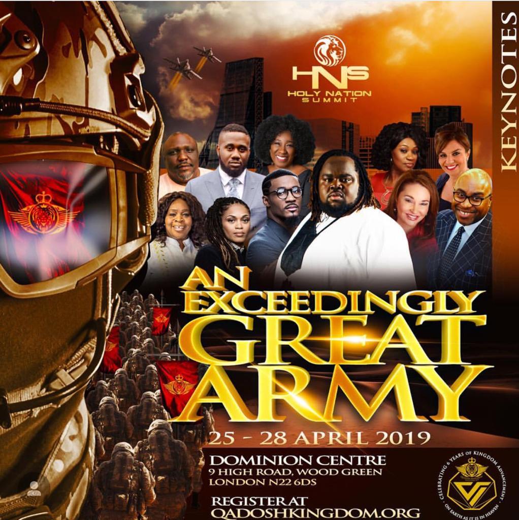 abnradiouk's tweet photo. Events featured on today's #GospelConnect EventsGuide segment were #TheSagaExperience @QadoshKingdom #HolyNationSummit @AStepFWD #PIA2019 #HolyGhostImpartation https://t.co/Tv9hXyM1Ey