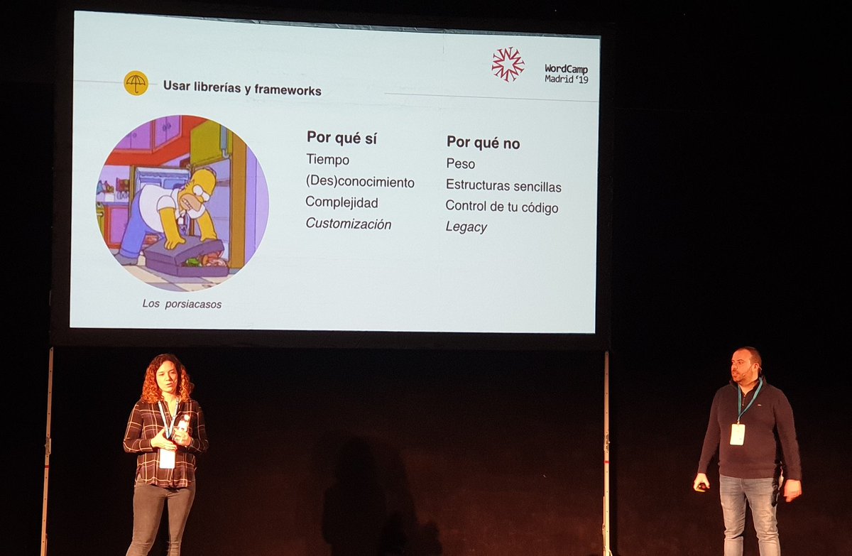 davidcpr's tweet photo. ¿Usas librerías o frameworks? #WCMAD  ¿cuáles? @desarrollowp @MartaReyB https://t.co/IwxYffsN7a