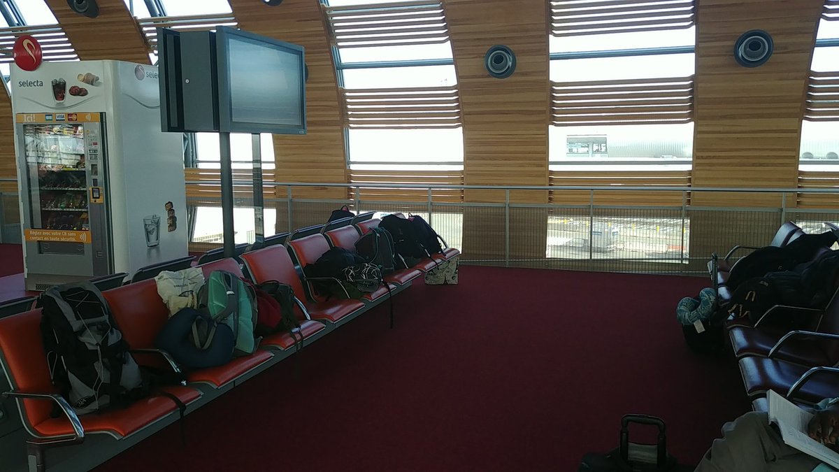 AHSTRAVELTEAM's tweet photo. Allatoona has finished with Paris, said goodbye to the most awesome Tour Director (many tears), and then security ugliness (I had my routine body search)  and the travellers have bailed. For food, of course.... https://t.co/0VrUF0PB8l