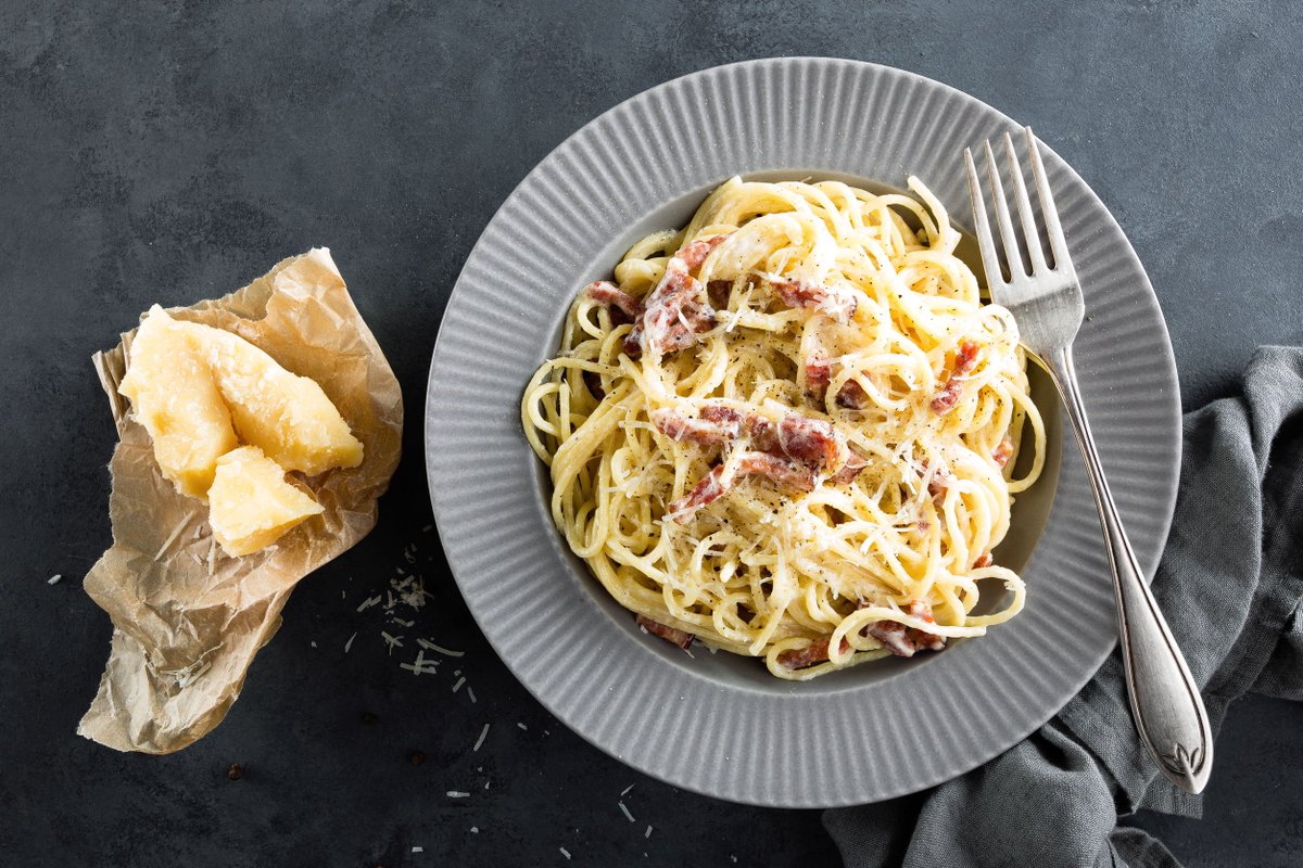 welovepasta_it's tweet image. Lo sapete che la carbonara è il piatto più richiesto del 2018 nel food delivery #CarbonaraDay #CarbonaraChallenge