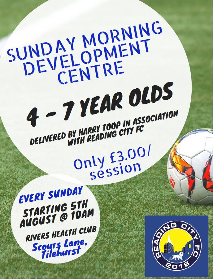 HarryToop's tweet image. Reading City FC are now looking for the new school year U7 players, for 19/20 season.
Venue: Rivers Health Club, Scours Lane, Tilehurst.
Pro zone, 4G: 10am - 11 am every Sunday.
For more information please call:
Harry Toop : 07742 83 83 53
@ReadingCityFC @RCityAcademy
