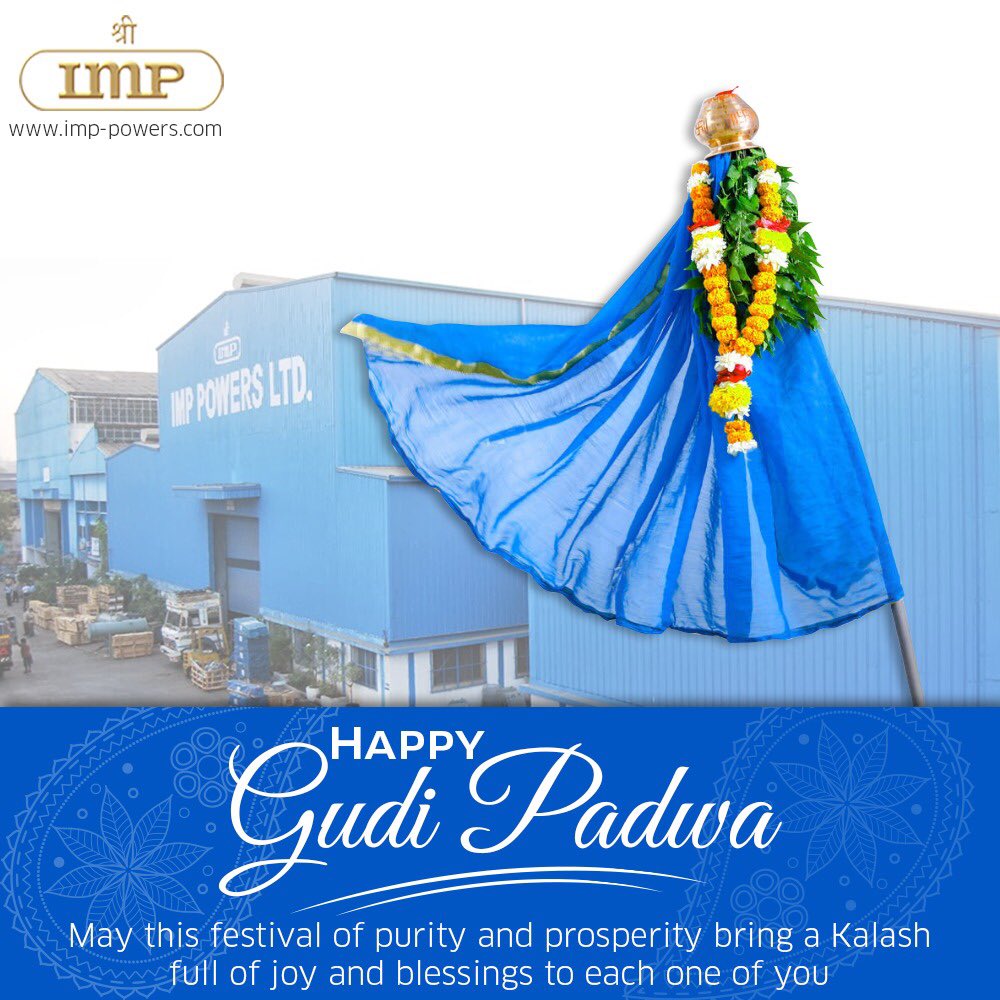 We wish everyone a very Happy Gudi Padwa! 
#IMPPOWERS #TeamIMP #GudiPadwa
<a href="/AadityaDhoot/">Aaditya Dhoot</a>