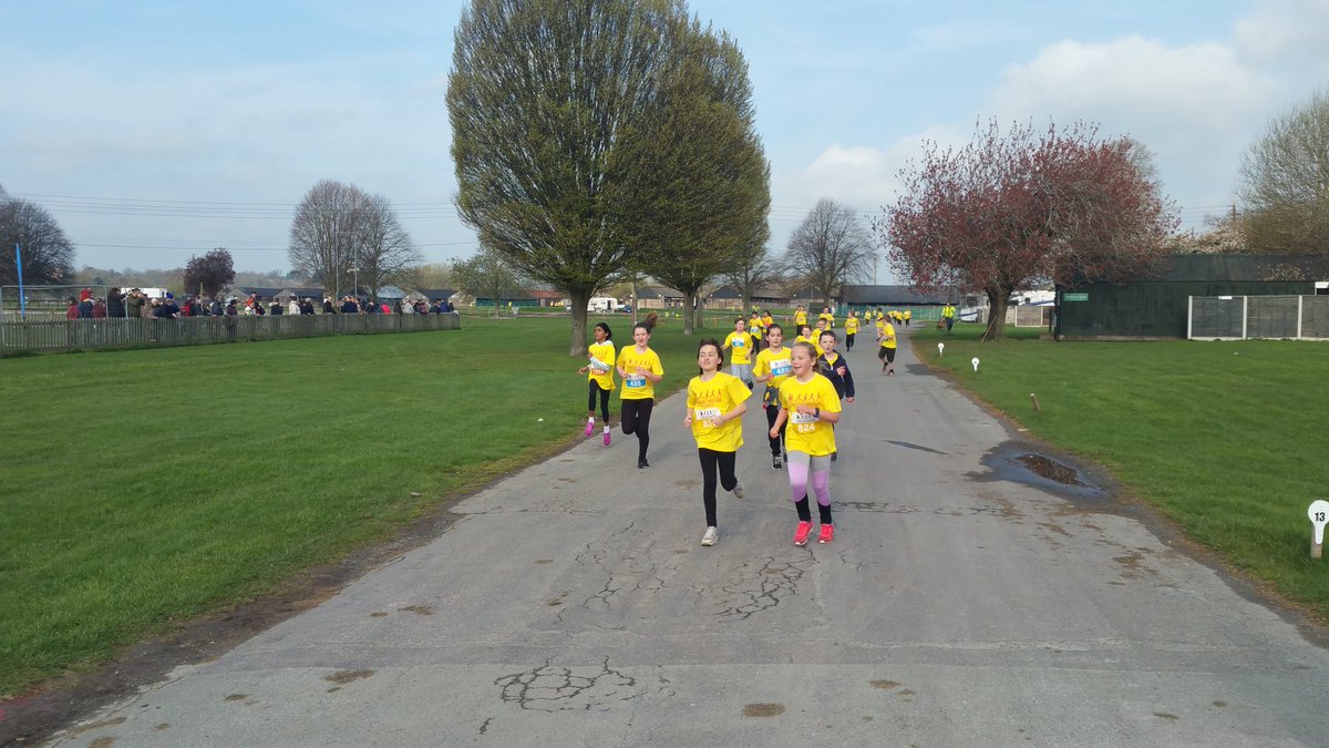 Salop83's tweet photo. So proud to be supporting Scarlett and the rest of @HarlescottJrSch at the Schools Half Marathon in Shrewsbury. Organised by @ukrunevents. 💙 https://t.co/oPMhgFvBm1