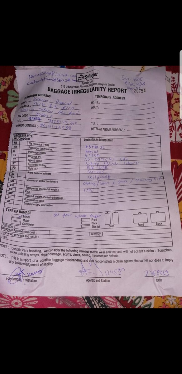 ayushrbansal's tweet photo. @flyspicejet #spicejet no response as yet. Consistent on your treatment towards your fylers. #shame https://t.co/di5VLJ8fFz