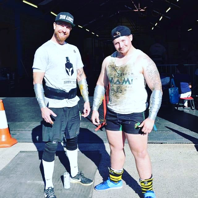 SimonMead28's tweet photo. Wishing Rob Lewis luck today in the u105kg England Strongest Man qualifiers. Training and prep couldn't have been better #NowGoToWork 
#GymSon https://t.co/QOtmmlHKHq