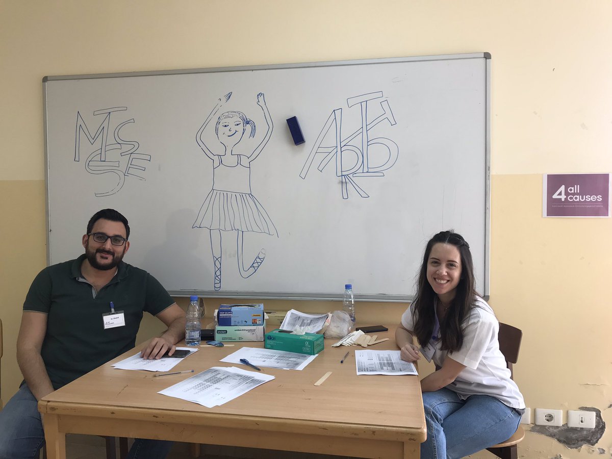 4allcauses's tweet photo. #Health_Day_event #4allcauses in Saida at @Ahlouna_NGO in collaboration with @AUBDeltaOmega 
Dental examination &amp;awareness for children and their mothers
by Dr @khaledassi &amp; Dr. Dalia Fleihan https://t.co/h0kxyEcBgO
