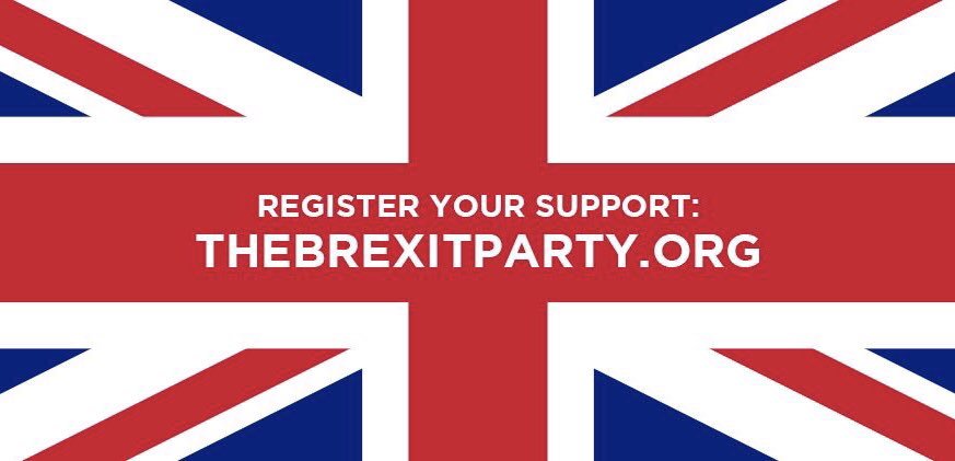 Nigel_Farage's tweet image. If you do one thing this morning, please send this to 3 of your friends and ask them to become a registered supporter of thebrexitparty.org. 

It’s time to save Brexit, and we need your support.