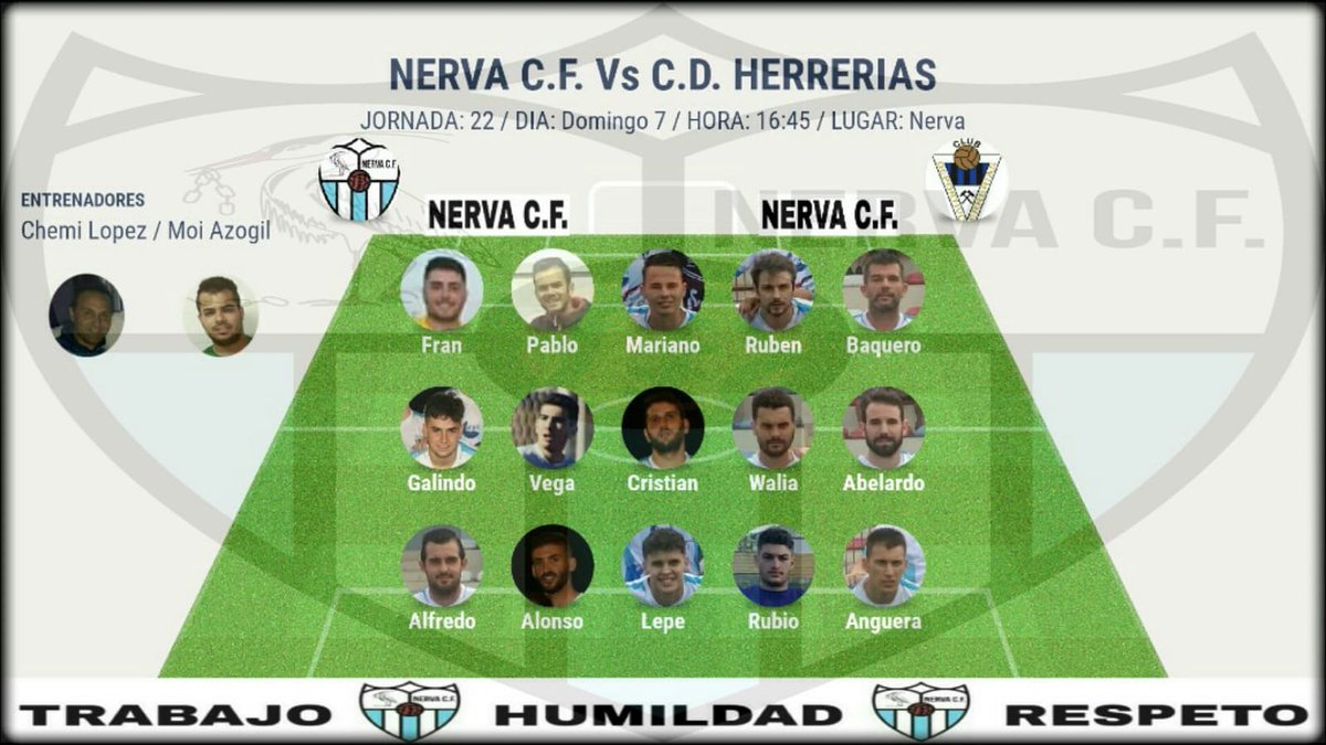 LopezChemi's tweet photo. Si no luchas por lo que quieres, no te lamentes por lo que pierdes. 

¡LISTA CONVOCADOS! 💪⚽💪 Nerva C.F. https://t.co/8caSMr40bR