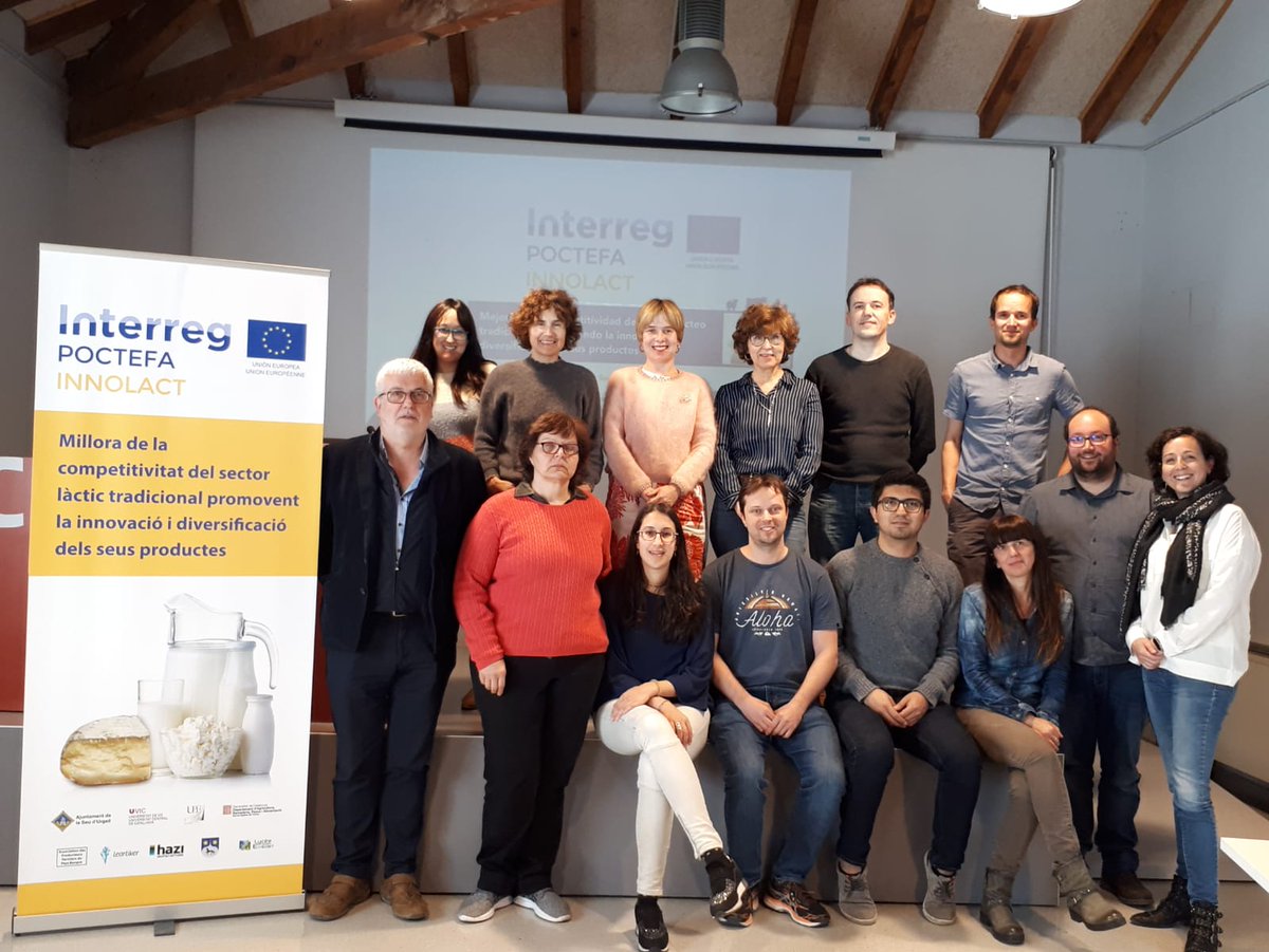 leartiker's tweet photo. Reunion final del proyecto Innolact en La Seu DUrgell.Presentaremos los resultados del proyecto el 3 de Mayo en la Euskal gazten azoka de Idiazabal @leartiker @ajlaseu @hazi @BETA_TechCenter @CTPPOCTEFA @GestoresEU @INNOLACT1 @idiazabaludala #innolact #innovación #lacteoartesano https://t.co/ioq5cywUTm