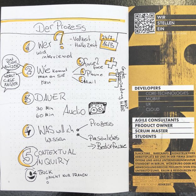 adamskiHNX's tweet image. #devcamp19 Tolle Session zu Personas, dem Persona-ErstellungsProzess, DOs and DON‘Ts mit toller QA-Runde gab es gestern bei #devcamp19 und genug Zeit für Sketchnotes 😜