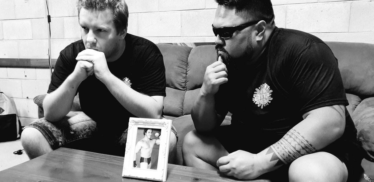 JackEdwardsPW's tweet photo. The Taskforce are here and ready for #goldrush tonight. #epw #perth #wrestling #TKTF https://t.co/uFs1xJaM3j