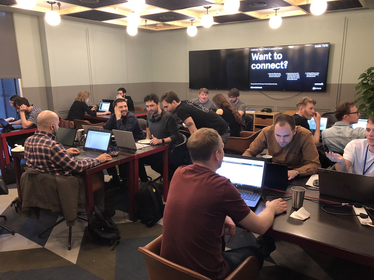 martinpaulcoyne's tweet image. Early(ish) start for most hackers on Day 2! Looking forward to seeing what everyone has achieved! Some fantastic ideas in progress #DynamoHackathon #UKDynUG #mindthehack