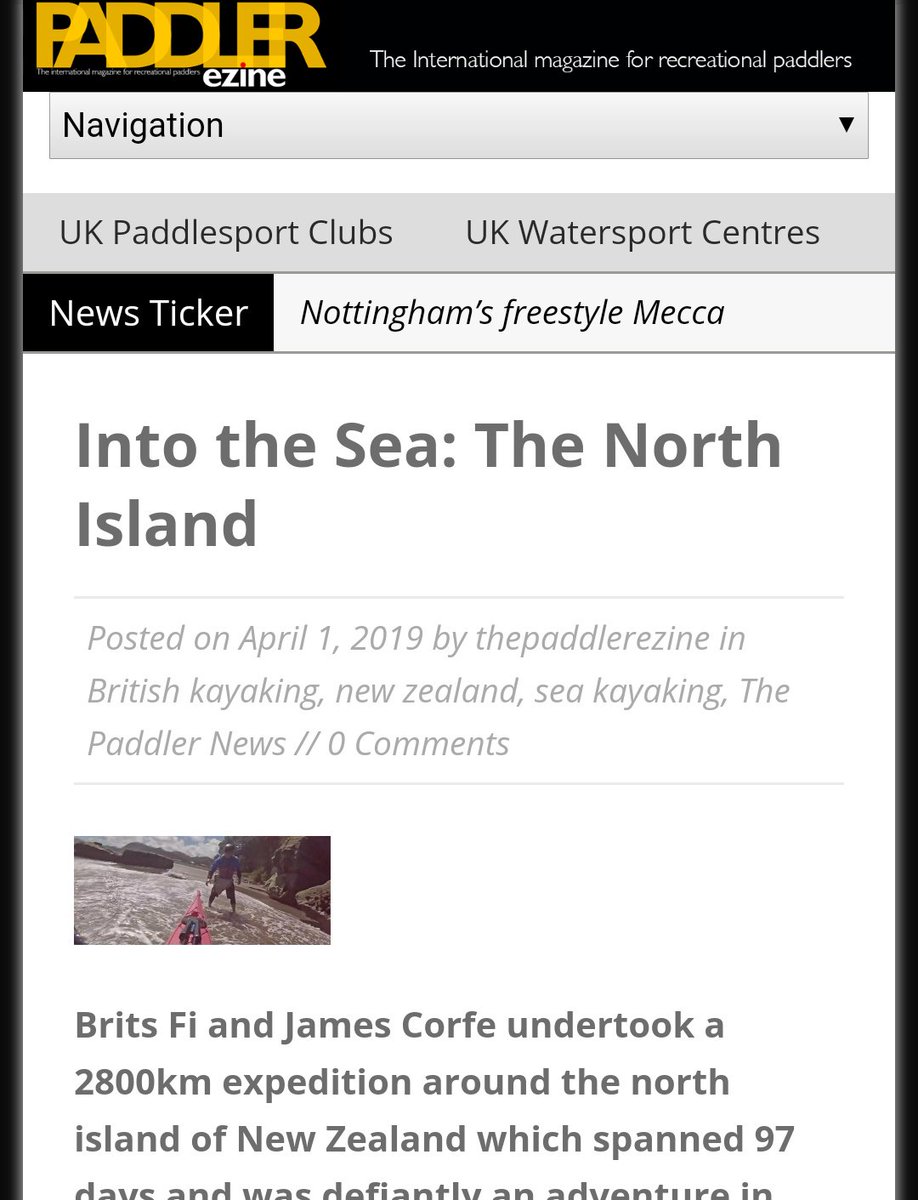 JCorfe_OBT's tweet photo. 2 years ago my wife and I became the first brits to kayak around #NZ. We were supported by @SeaKayakingUK @CelticPaddles @Chillcheaters. From that we made a movie  give it a watch https://t.co/xqRdhGm7kl doing the social media round help its journey and share :) https://t.co/Myny8c1e71