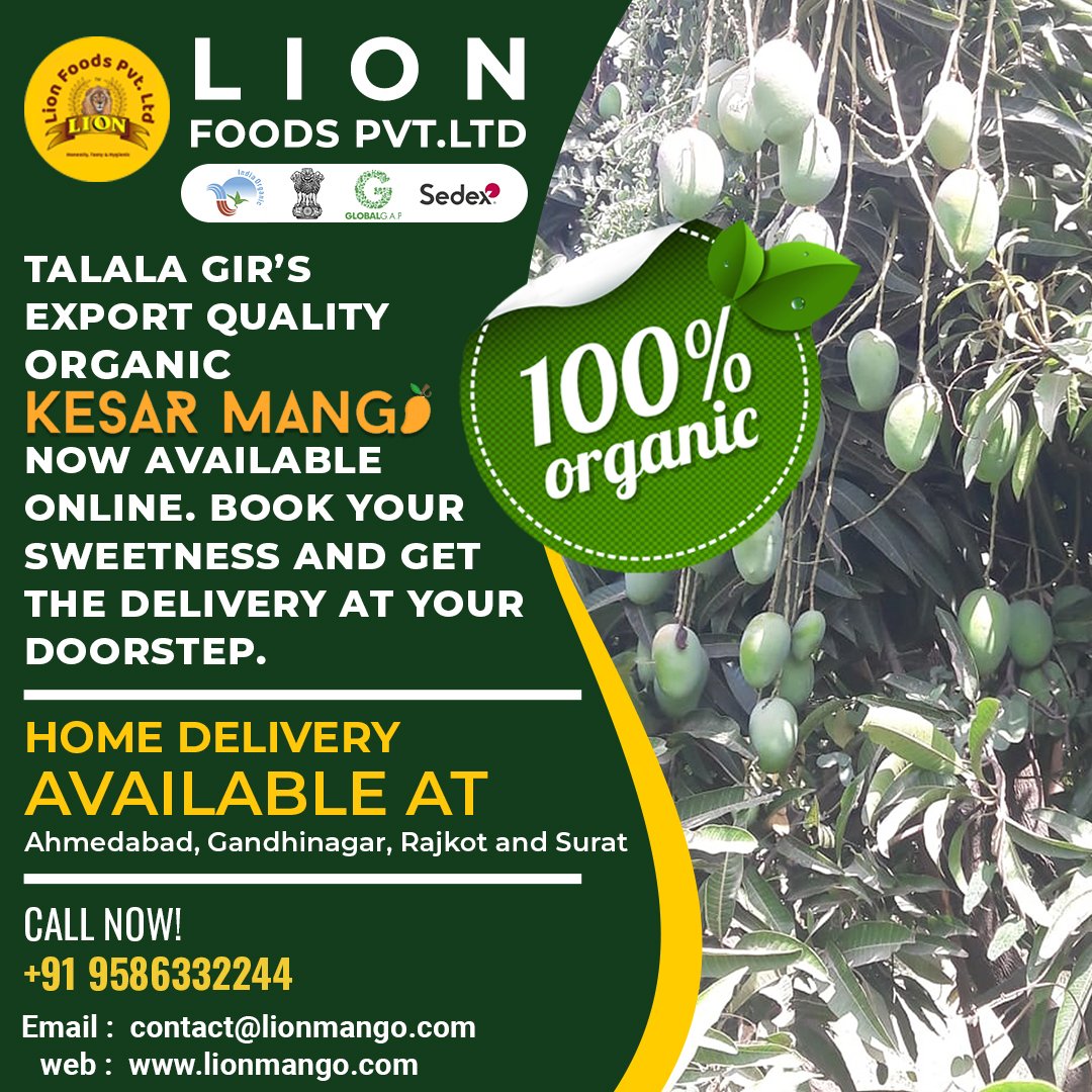 Lionmango on Twitter "Talala Gir’s export quality organic Kesar 