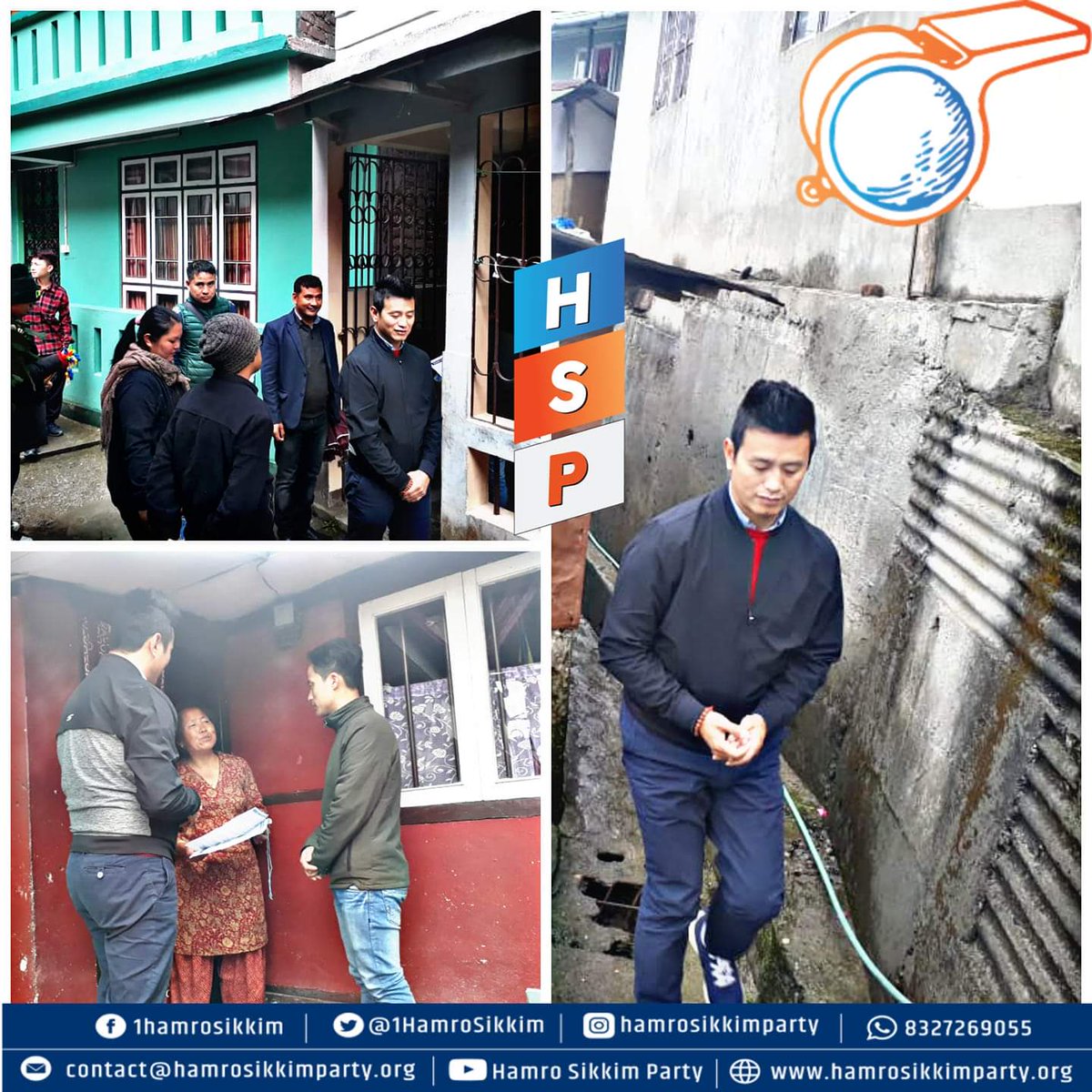 1HamroSikkim's tweet photo. HSP's founder member and a candidate from 27-Gangtok @bhaichung15 doing door to door at his constituency.
Think before you Vote!
#Vote4HSP #Vote4BhaichungBhutia https://t.co/JWdujQJRxn