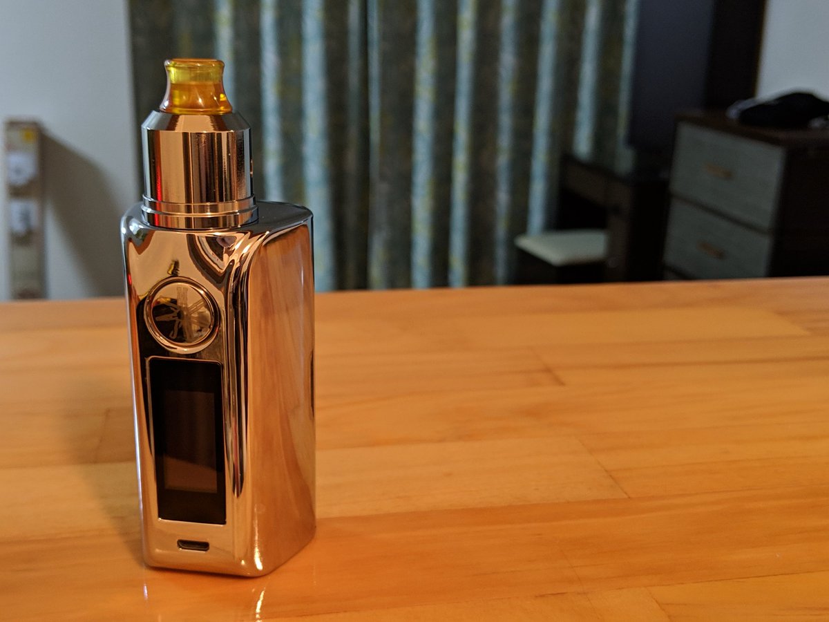VAPE09315650's tweet photo. Modに合わせたくてO-ATTYもヌルテカにしたった!
#VAPE
#vape好きな人と繋がりたい
#MINIKIN2
#OATTY https://t.co/HX8ca5W7AM