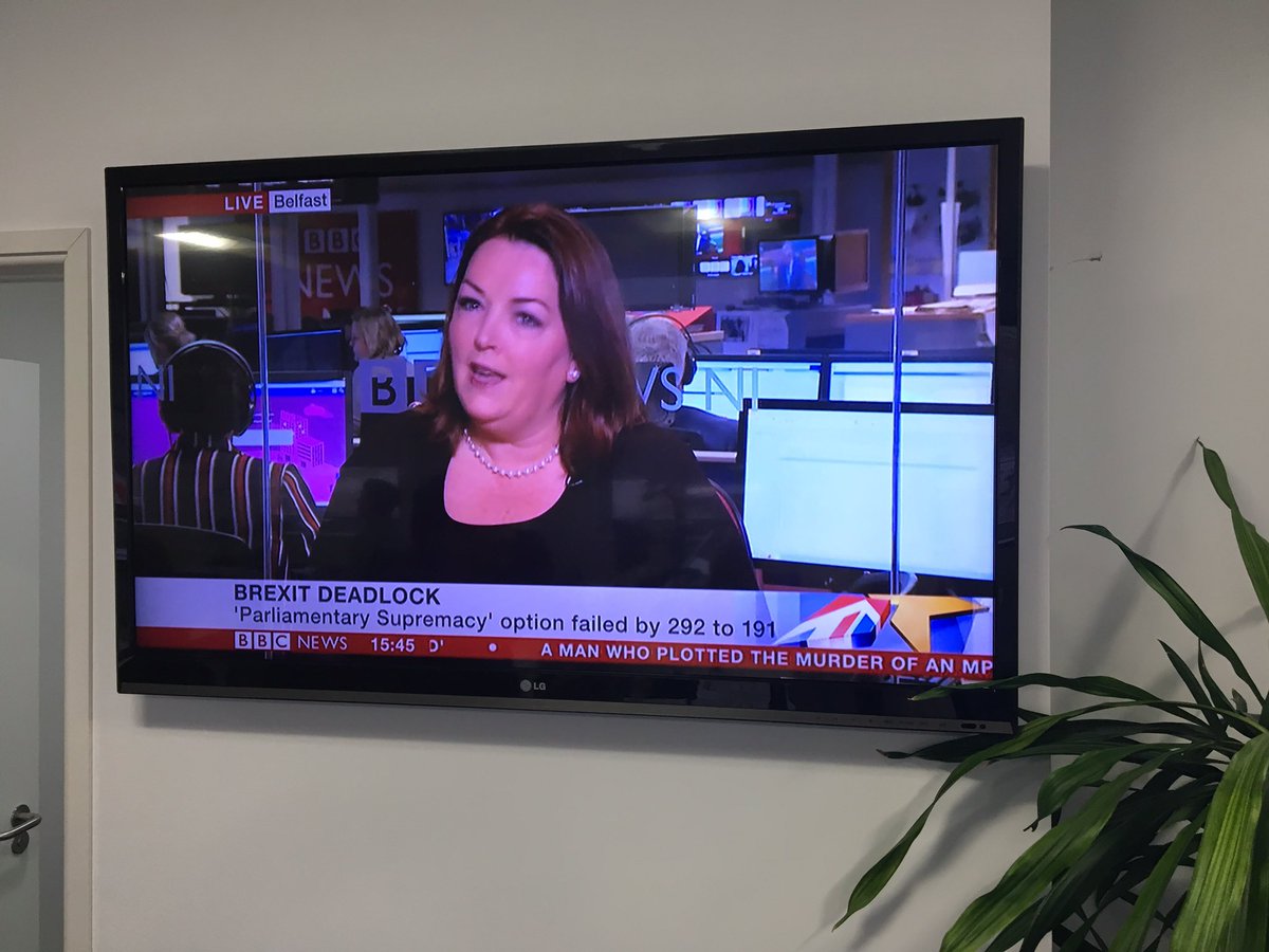HadleysComment's tweet photo. #TheWeekInPics - Gt to see former #RECNI Regional Director @tinamckenz on TV leading the biz voice on Brexit & jobs in NI. Nice work! https://t.co/QZ6kcBieVp