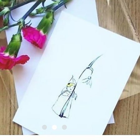 morvennauk's tweet photo. Good morning #ukgiftam!! I'm a little late this morning but just popping in to send some Springtime cheer with these lovely Snowdrop fairy cards! #shopindie #easterspring #ukgifthourpower #Fairy #snowdrops https://t.co/N53dkJ6vok