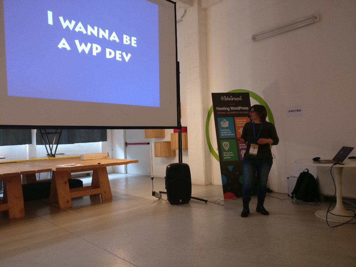 weLaika's tweet photo. "I wanna be a wp dev": l'esperienza di @Sibiliov in weLaika raccontata per il #wctrn per creare un buon ambiente di lavoro con #WordPress https://t.co/M99l6DMC4x