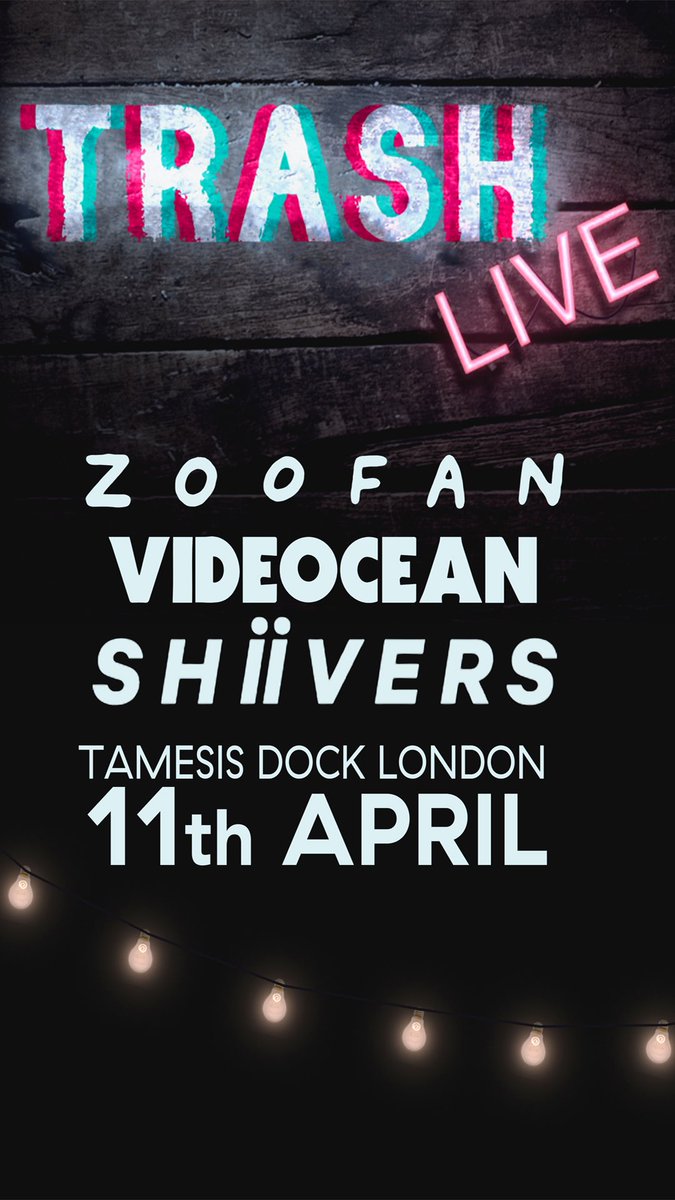 trackbytrackuk's tweet photo. For those who love a good ‘FFO’:
@iamzoofan — FFO alt-j, Glass Animals
@videocean — FFO Tame Impala, Temples
@shiiversmusic — FFO CHVRCHES, La Roux
See them all for FREE at the first #TRASHLive at @TamesisDock. More details here: https://t.co/qxfZXjrKZy https://t.co/Vzta6t6xtU