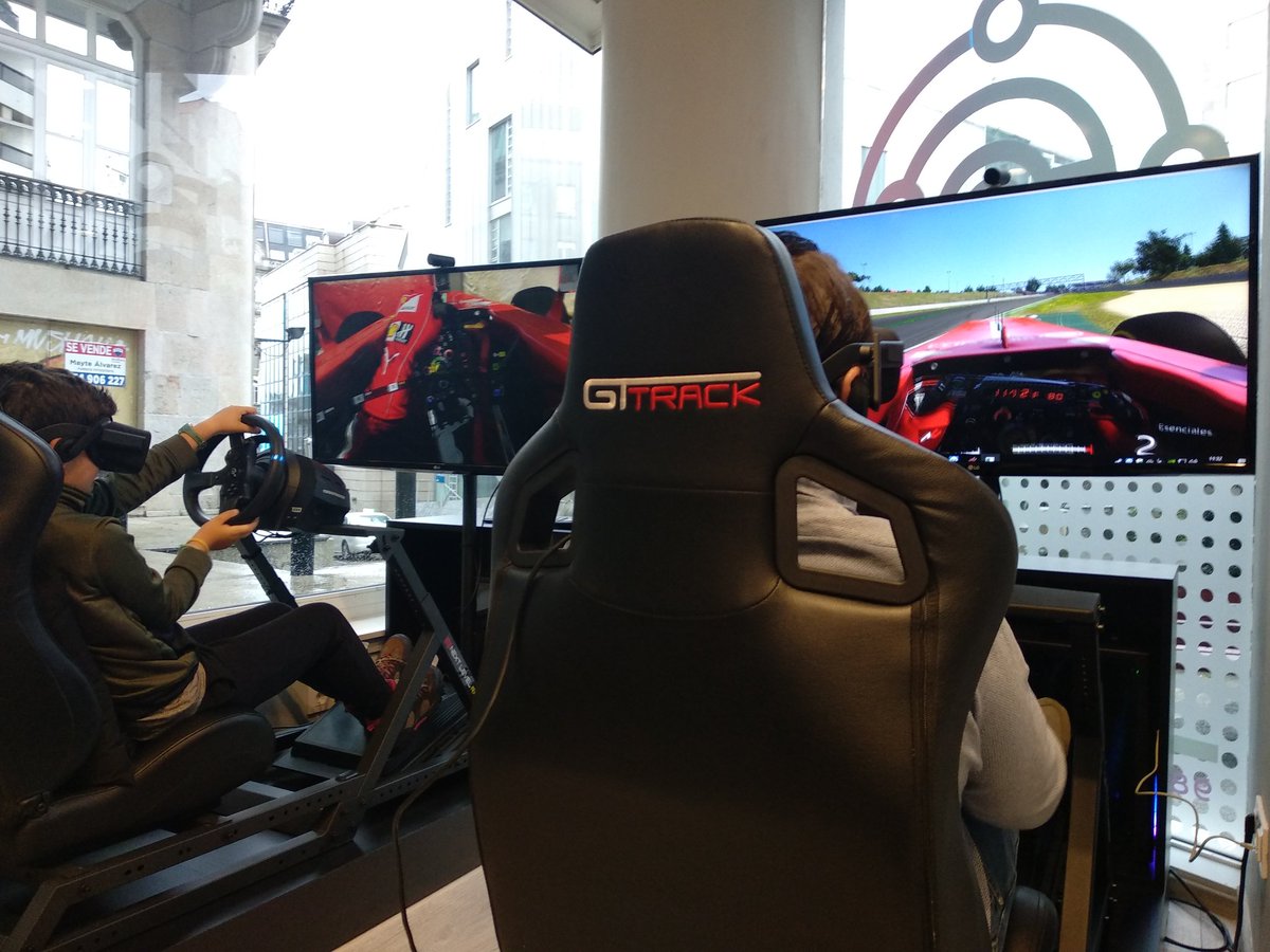 CETGAVI's tweet photo. Xa está aquiii @inmersia o Next level galego en experiencias #VR e #Simracing para todxs. #Vigo #Videoxogos https://t.co/zt0gdSwA7u
