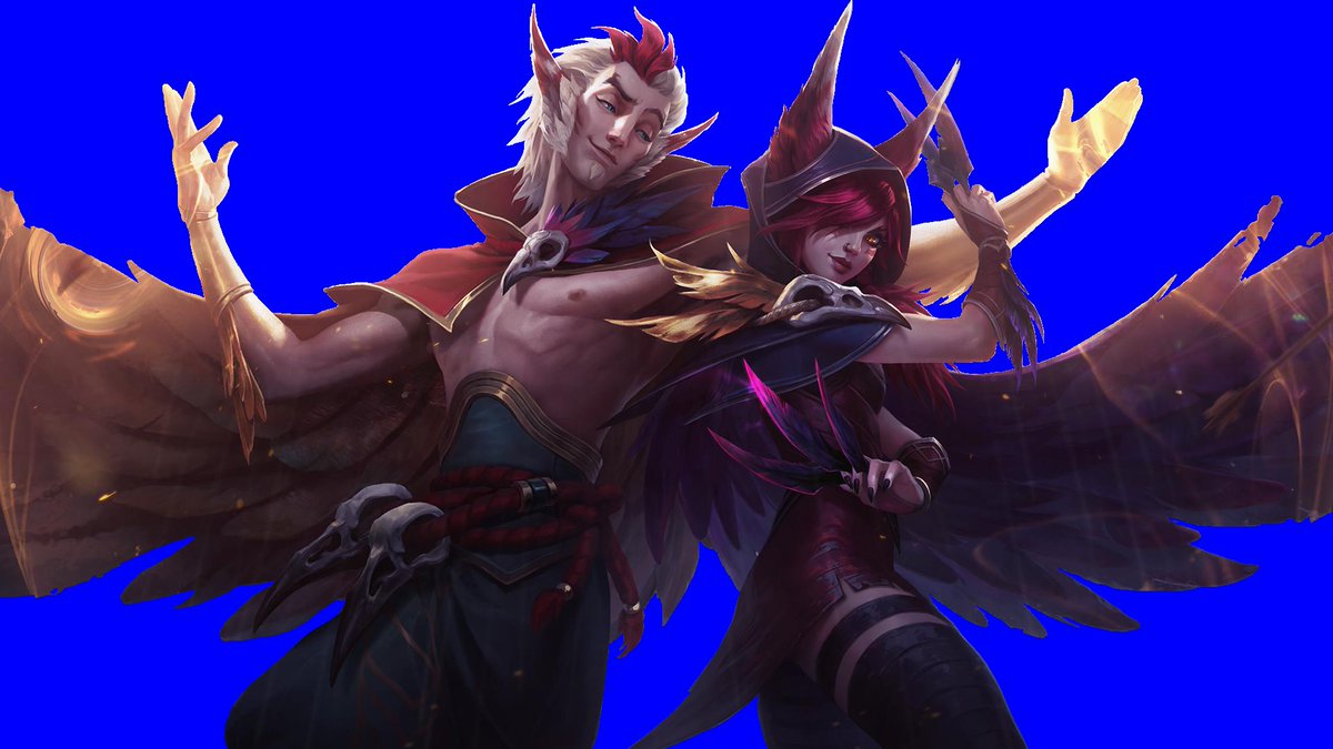 奈美ロボ 毛布 ザヤ ラカンbb ザヤbb ラカンbb Lol Xayahrakan Xayah Rakan 素材