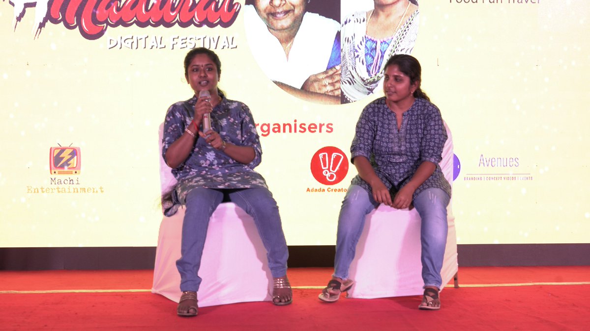 MduDigiFest2019's tweet photo. Keerthana &amp; Valli from #FoodFunTravel shared their own Startup Story.

#Madurai2019 #MaduraiDigitalFestival https://t.co/efW059xDpF