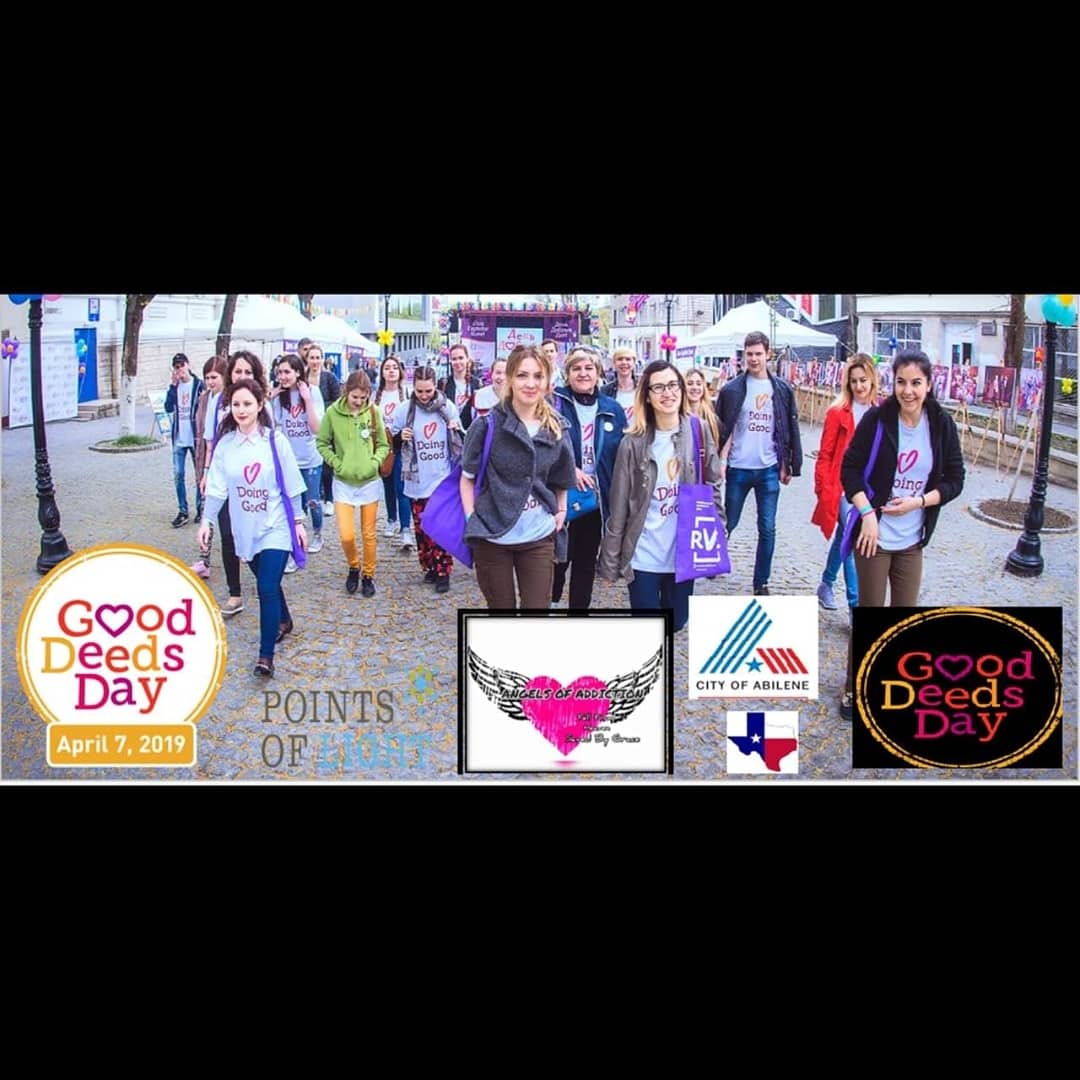 Deeds99's tweet image. @KTXS_News One Day Left Abilene till Sunday April 7th Good Deeds Day 2019.