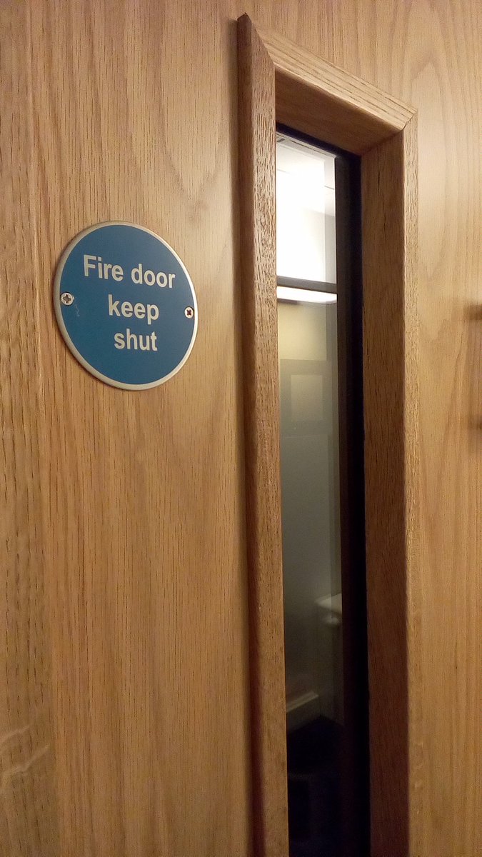 firedoormaster's tweet photo. CHALLENGE! 

How many fire doors do you pass through on a daily basis? We bet it's more than you think! Try counting when you're at work or out and about and let us know!

#protectinglivespreventingloss #makeitworksmart #worksmartworksafe #firedoormaster

https://t.co/zQbYi7XBqs https://t.co/YGruKlhQYK