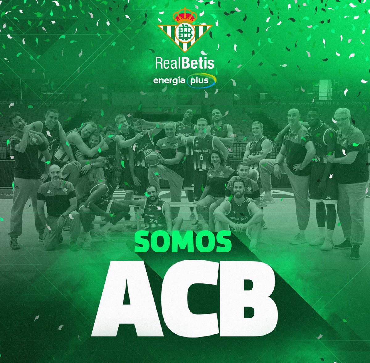Caceres_Basket's tweet photo. #LEBOro |🥇Desde el @Caceres_Basket queremos felicitar a nuestros amigos de @RealBetisEPlus por su merecido ascenso a ACB. ¡¡Una pena no poder seguir disfrutando de un equipo de vuestro nivel y de esa gran afición!!
#JuntosMásLejos #KeepOnFigthing #basket #Familia💚🖤 https://t.co/nyj9IsNbtj