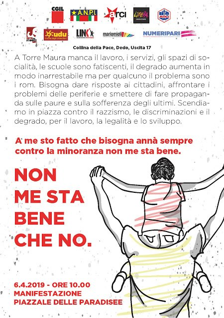 #6aprile Ora, Torremaura #nonmestabenecheno