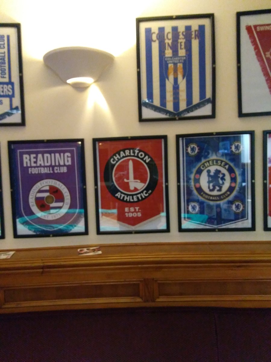 BenHayes77's tweet photo. At the very welcoming Hyde Park Social Club, Plymouth. Pool room full of pennants including #CAFC #addicksontour @CAFCofficial @spiritof1947 https://t.co/7x9ViOxPyx