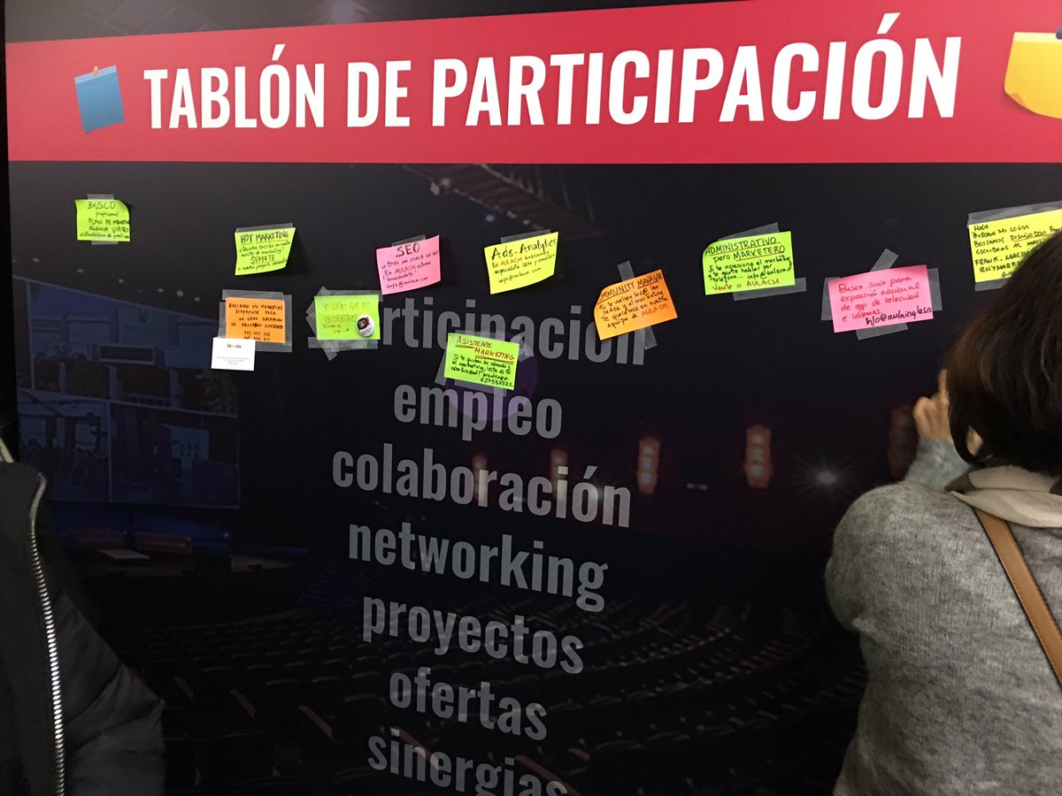 iKN_Isabel's tweet photo. Muy chulo el tablón de participación #PROMarketingDay https://t.co/V7ofcAnwgQ