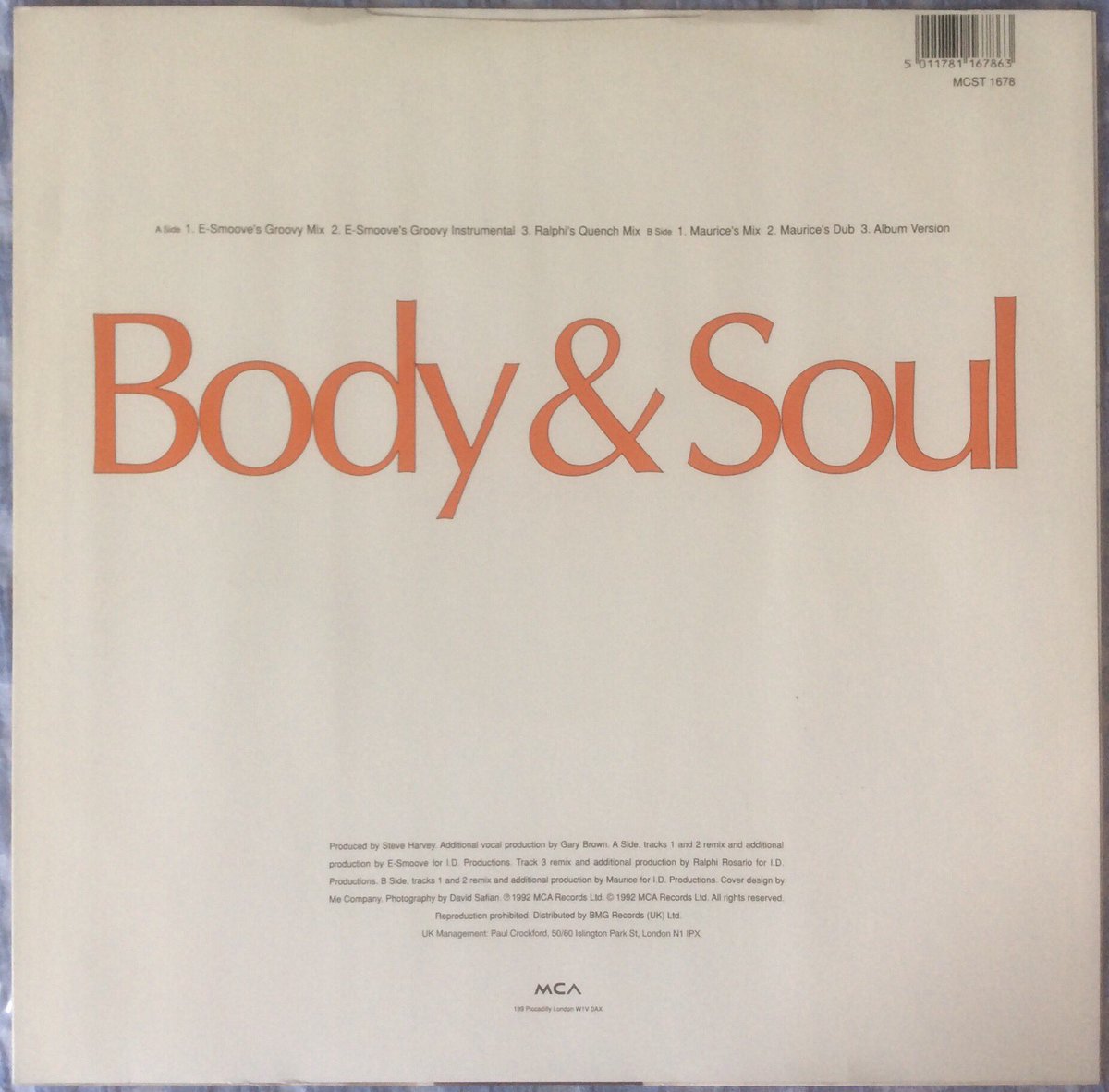 Poplifer73's tweet image. Saturday morning soundtrack!
Steve Harvey “Body &amp;amp; Soul”.
1992 MCA Records.
#SteveHarvey #TwelveInchSingle #NowPlaying #Vinyl