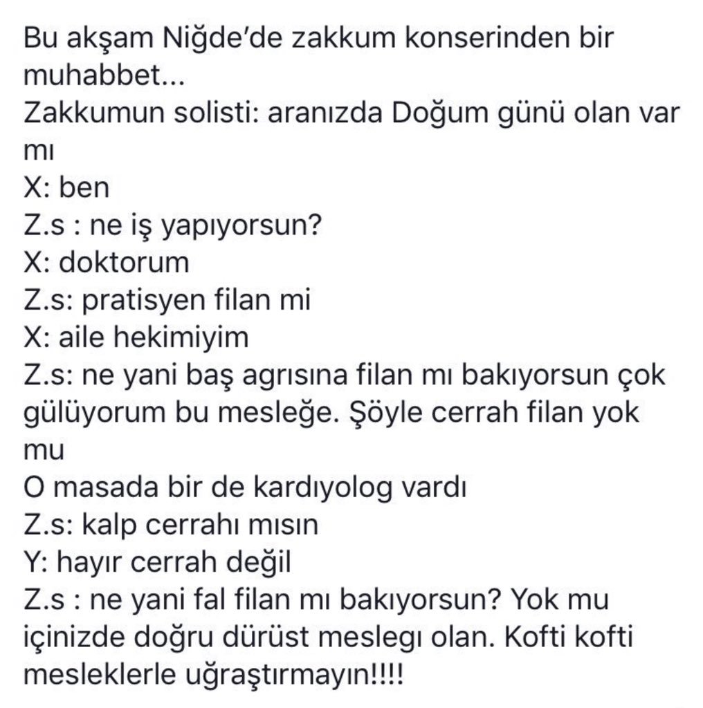 drcanantan's tweet photo. Bana kofti diyen cahil hasta olduğunda o koftilerle kofti olarak yüzleşmeye hazır ol! Sanatçının zeki olanını severim cehaletten payını almış olanla o muayene masasında zekamızı konuşturmaktan geri kalmayız! @zakkumonline @zakkumonlinefan @zekikayahan https://t.co/NJiSuXLxJJ