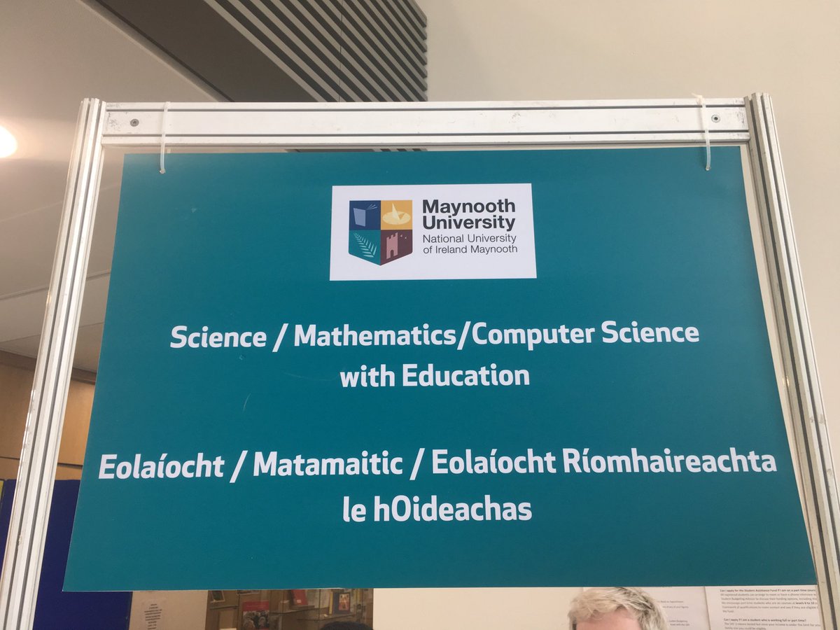 natalie4oneill's tweet photo. Open day @MU_Education Come in for a chat with our Science Ed students #BScEd #STEM career @MajellaDempsey @Niamhburke99 https://t.co/upwqUgFFXV